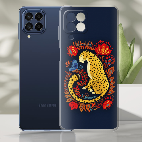 Чехол BoxFace Samsung Galaxy M53 5G (M536) Petrykivka Leopard