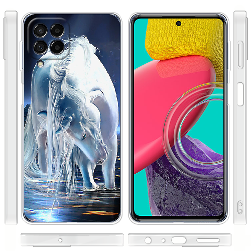 Чехол BoxFace Samsung Galaxy M53 5G (M536) White Horse