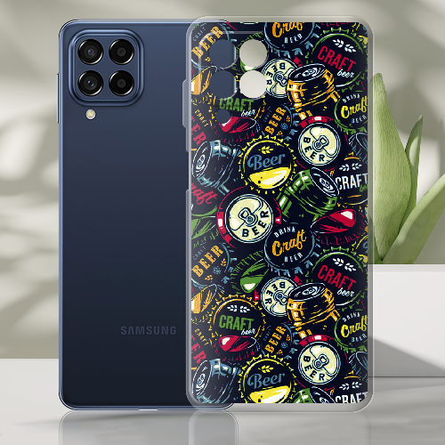 Чехол BoxFace Samsung Galaxy M53 5G (M536) Bottle Caps