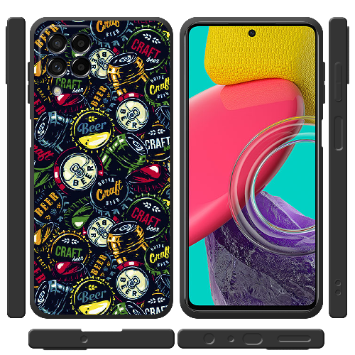 Чехол BoxFace Samsung Galaxy M53 5G (M536) Bottle Caps