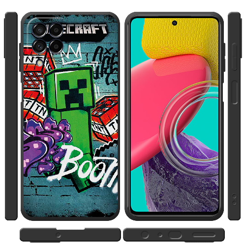 Чехол BoxFace Samsung Galaxy M53 5G (M536) Minecraft Graffiti