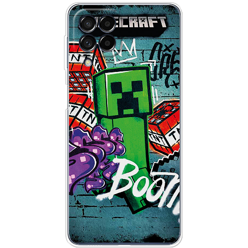 Чехол BoxFace Samsung Galaxy M53 5G (M536) Minecraft Graffiti