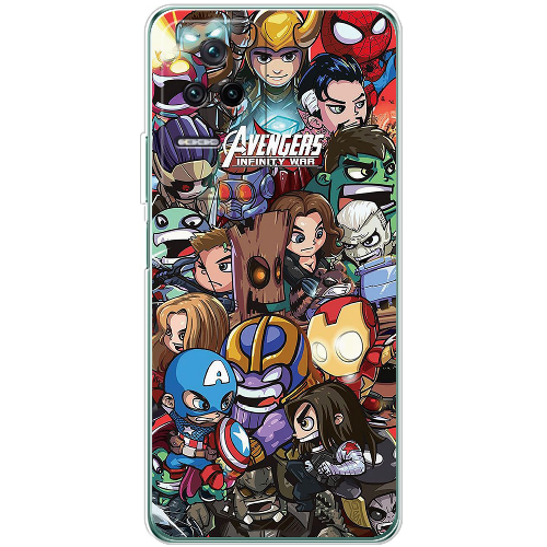 Чехол BoxFace Xiaomi Poco F4 Avengers Infinity War