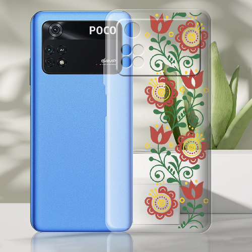 Чехол BoxFace Poco M4 Pro 4G Ethno Flower