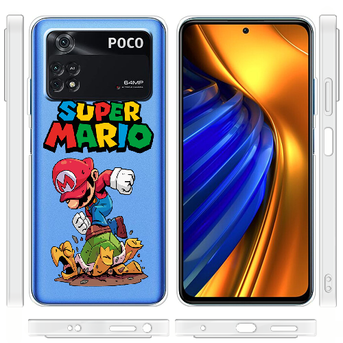 Чехол BoxFace Poco M4 Pro 4G Super Mario