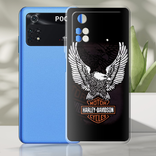 Чехол BoxFace Poco M4 Pro 4G Harley Davidson and eagle