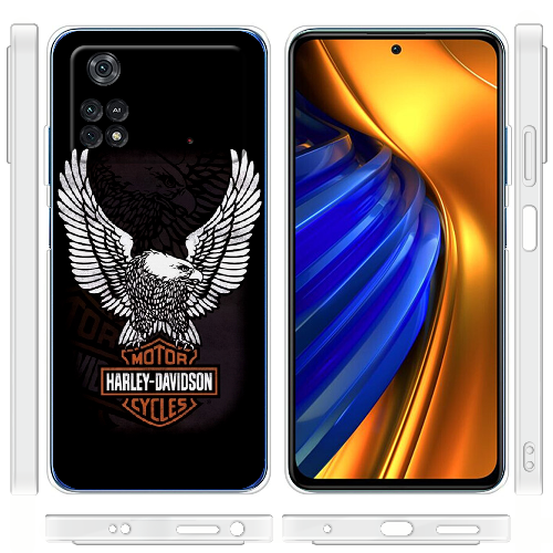 Чехол BoxFace Poco M4 Pro 4G Harley Davidson and eagle