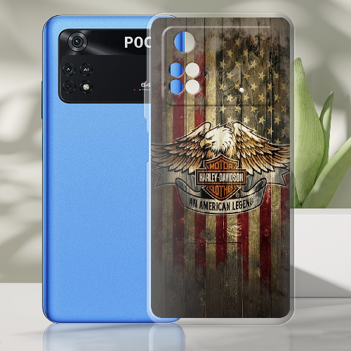 Чехол BoxFace Poco M4 Pro 4G Harley Davidson An American Legend