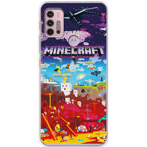 Чехол BoxFace Motorola G10 Minecraft World Beyond