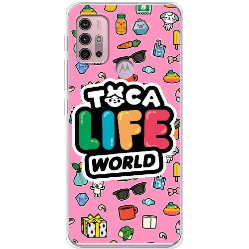 Чехол BoxFace Motorola G10 Toca Boca Life World