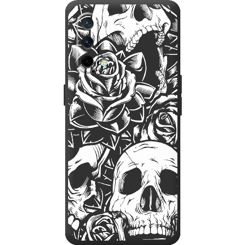 Чехол BoxFace OnePlus Nord CE 5G Skull and Roses