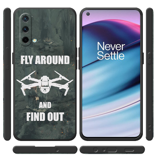 Чехол BoxFace OnePlus Nord CE 5G Дрон Fly Around