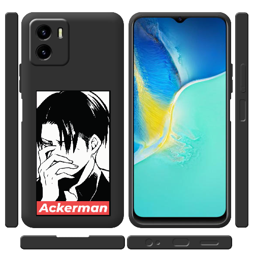 Чехол BoxFace Vivo Y15s Attack On Titan - Ackerman