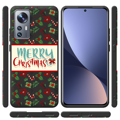 Чехол BoxFace Xiaomi 12 / 12X Vintage Christmas Congratulation