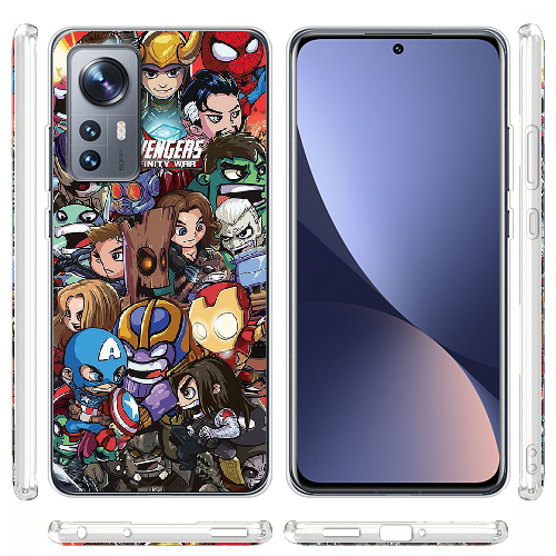 Чехол BoxFace Xiaomi 12 / 12X Avengers Infinity War