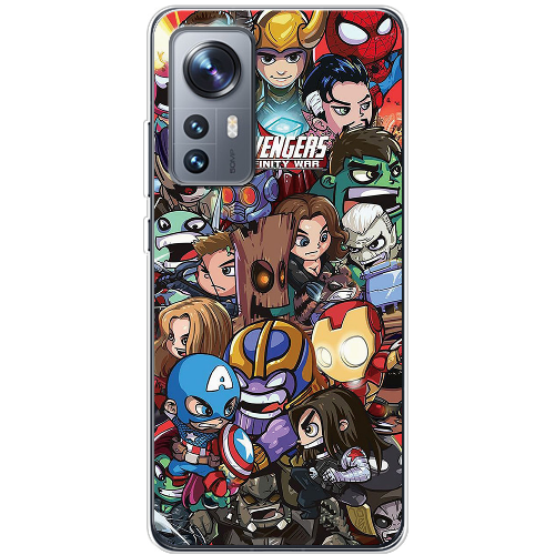 Чехол BoxFace Xiaomi 12 / 12X Avengers Infinity War