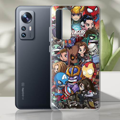 Чехол BoxFace Xiaomi 12 / 12X Avengers Infinity War