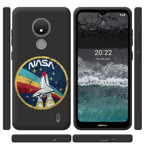 Чехол BoxFace Nokia C21 Space Shuttle NASA