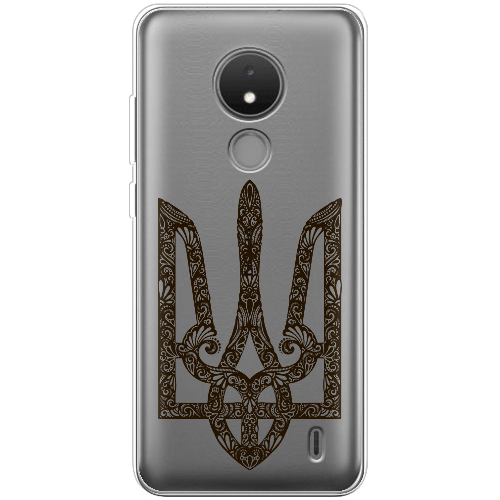 Чехол BoxFace Nokia C21 Ukrainian Black Trident