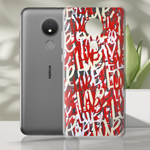 Чехол BoxFace Nokia C21 Love Graffiti