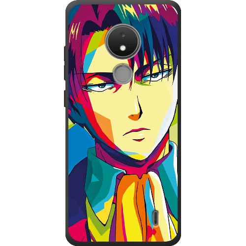 Чехол BoxFace Nokia C21 Attack on titan Levi Anime Pop