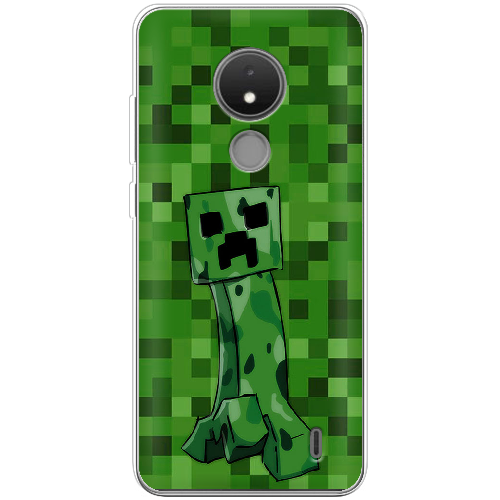 Чехол BoxFace Nokia C21 Minecraft Creeper