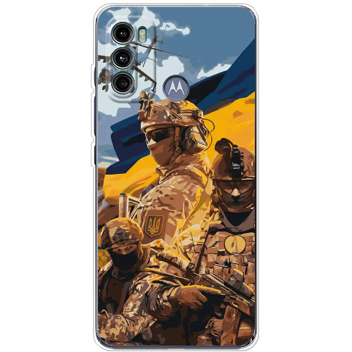 Чехол BoxFace Motorola G60 Воїни ЗСУ