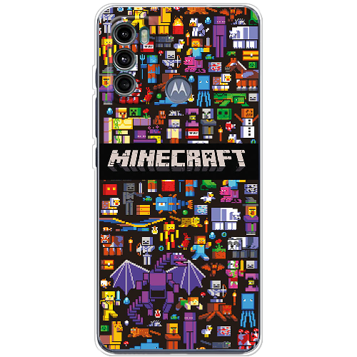 Чехол BoxFace Motorola G60 Minecraft Mobbery