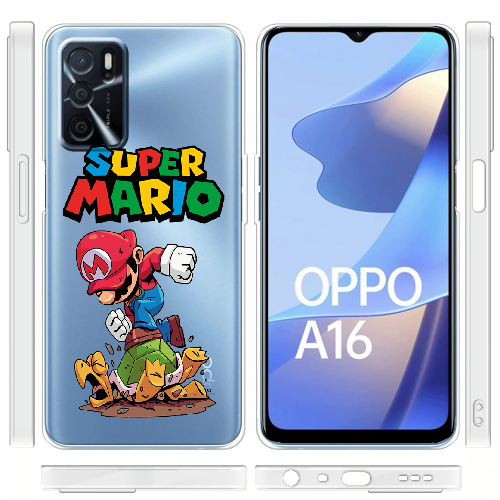 Чехол BoxFace Oppo A16 Super Mario