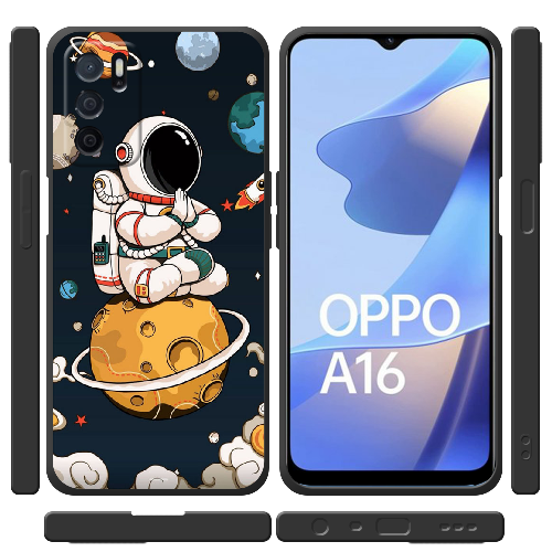 Чехол BoxFace Oppo A16 Astronaut
