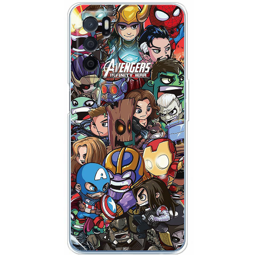 Чехол BoxFace Oppo A16 Avengers Infinity War