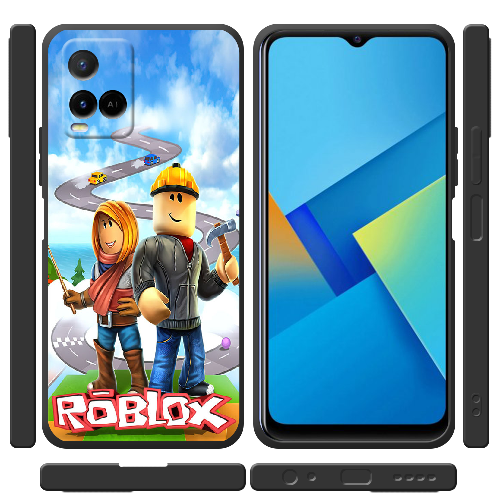 Чехол BoxFace Vivo Y21 Roblox Білдерман