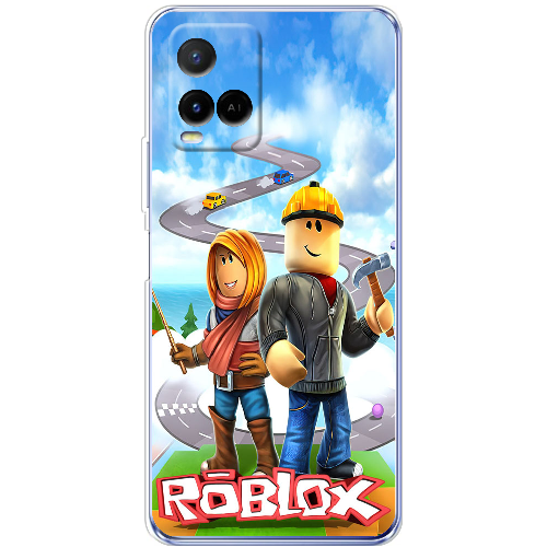 Чехол BoxFace Vivo Y21 Roblox Білдерман