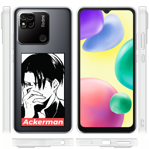 Чехол BoxFace Xiaomi Redmi 10A Attack On Titan - Ackerman