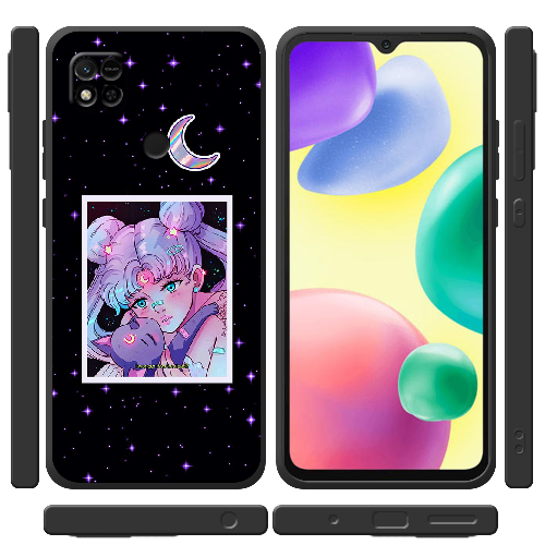 Чехол BoxFace Xiaomi Redmi 10A Sailor Moon night