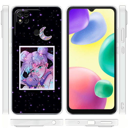 Чехол BoxFace Xiaomi Redmi 10A Sailor Moon night