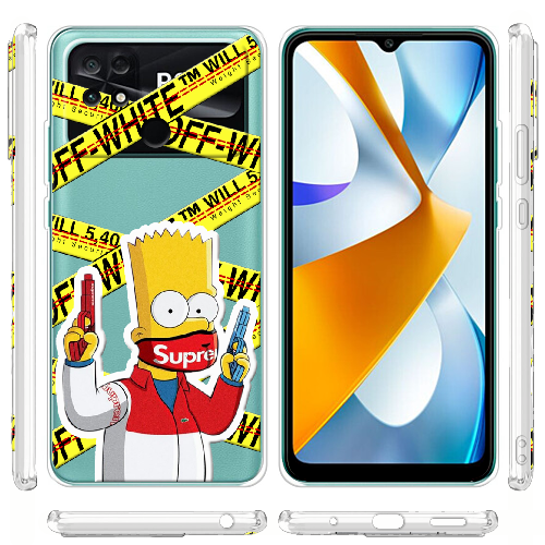 Чехол BoxFace Poco C40 White Bart