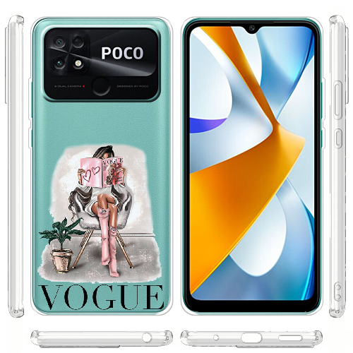 Чехол BoxFace Poco C40 Модель из VOGUE