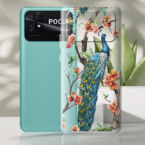 Чехол BoxFace Poco C40 Noble Peacock