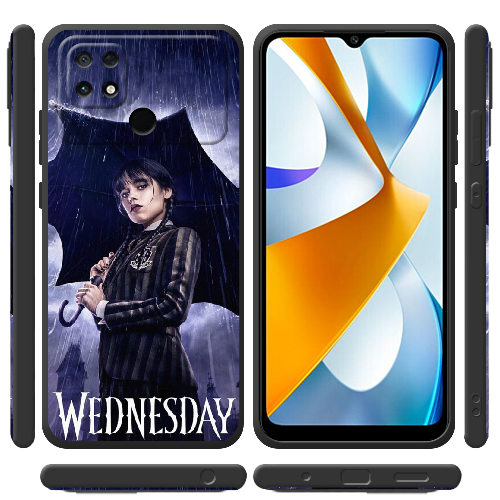 Чехол BoxFace Poco C40 Wednesday Addams