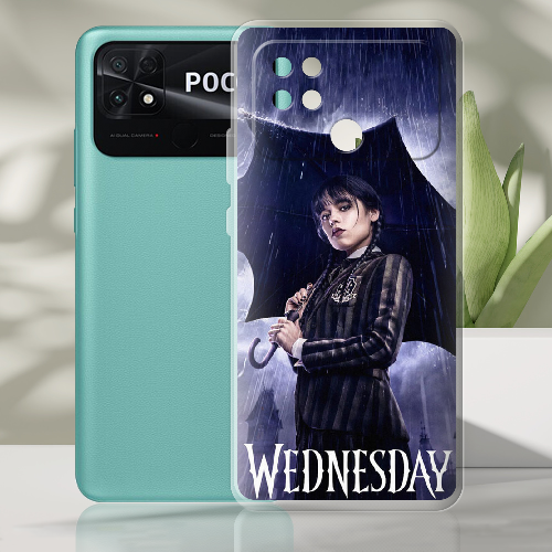 Чехол BoxFace Poco C40 Wednesday Addams