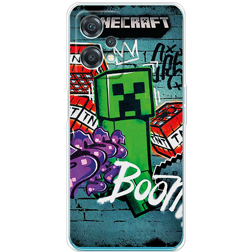 Чехол OnePlus Nord CE 2 Lite 5G Minecraft Graffiti