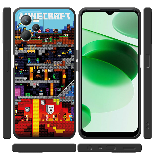 Чехол BoxFace Realme C35  Minecraft Lode Runner