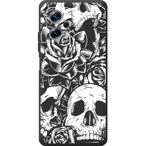 Чехол BoxFace Poco X4 GT Skull and Roses