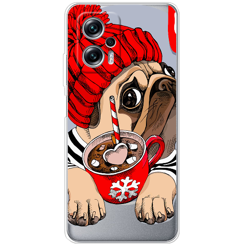 Чехол BoxFace Poco X4 GT Winter Puggy