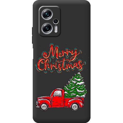 Чехол BoxFace Poco X4 GT Holiday Car Merry Christmas