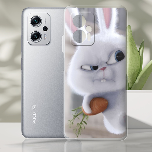 Чехол BoxFace Poco X4 GT Rabbit Snowball