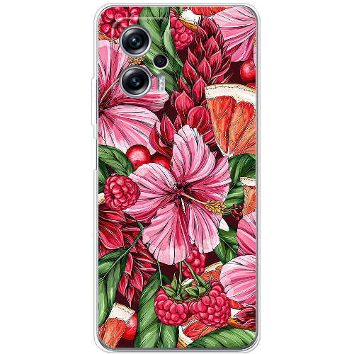 Чехол BoxFace Poco X4 GT Tropical Flowers