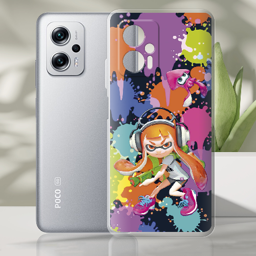 Чехол BoxFace Poco X4 GT Splatoon Inklings