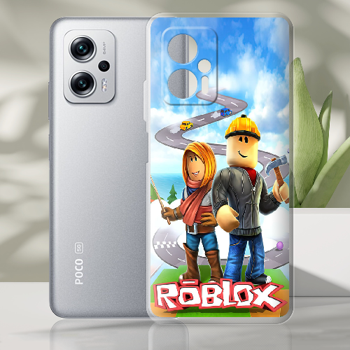 Чехол BoxFace Poco X4 GT Roblox Білдерман